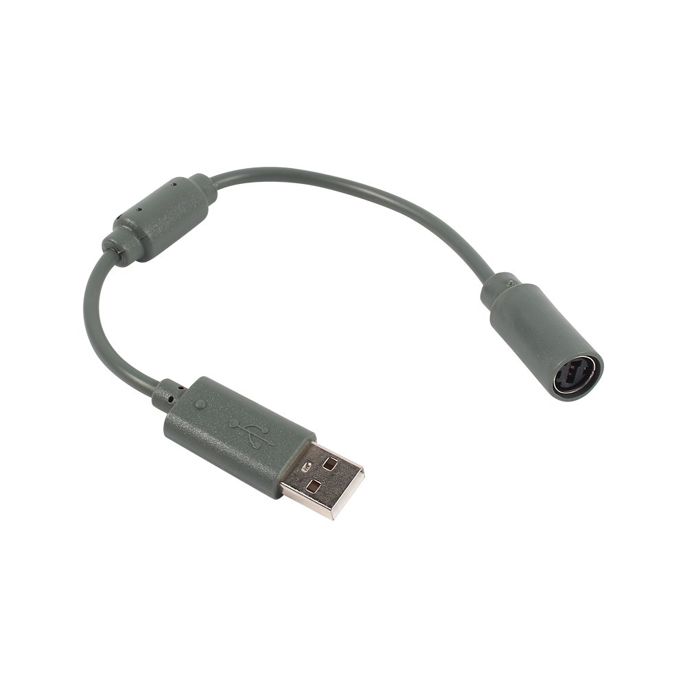 CABLE CONTROL XBOX 360 COLILLA USB GRIS
