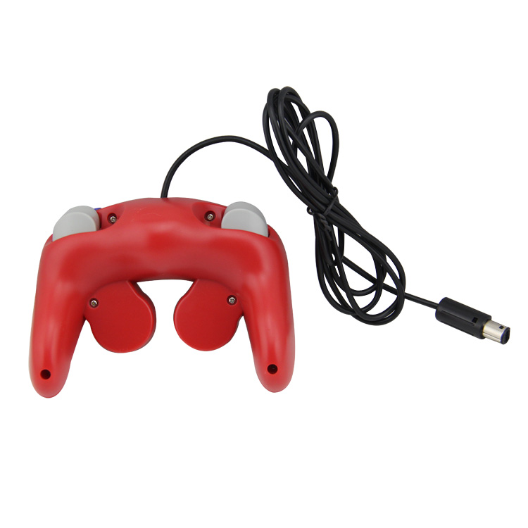 Control Alámbrico Compatible Con Nintendo Gamecube Color Rojo