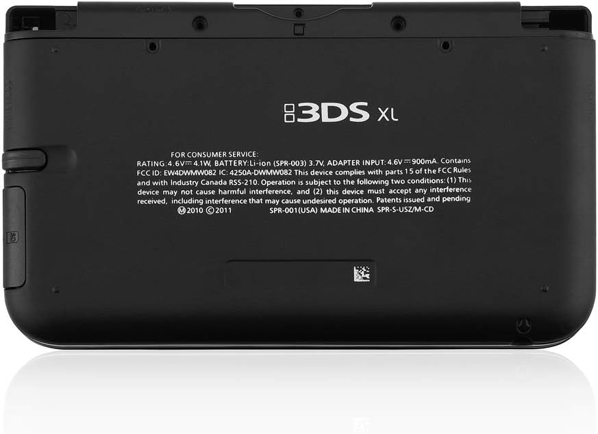 CARCASA NINTENDO 3DS XL COMPLETA NEGRA