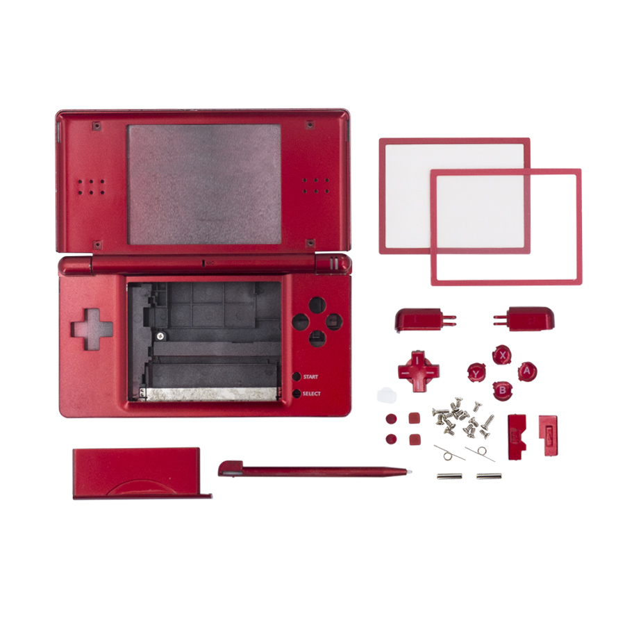 CARCASA NINTENDO DS LITE COMPLETA ROJA