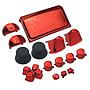 BOTONES KIT PS4 SLIM 15 PCS ROJO METALICO