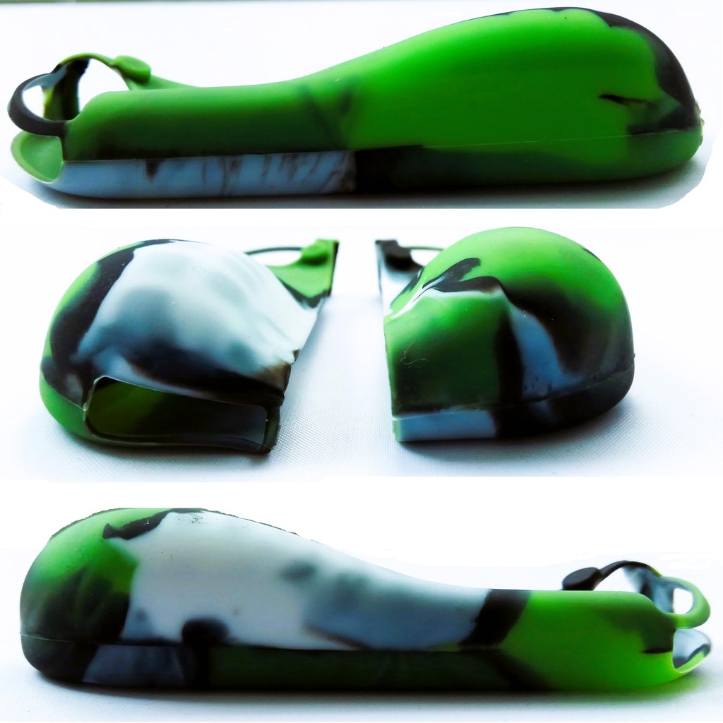 FUNDA SILICON NINTENDO SWITCH CAMUFLAJE VERDE
