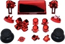 BOTONES KIT PS4 SLIM 15 PCS ROJO METALICO