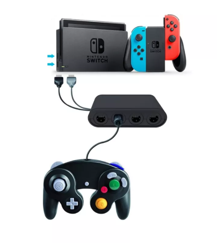 ADAPTADOR DE CONTROLES GAMECUBE PARA NINTENDO SWITCH