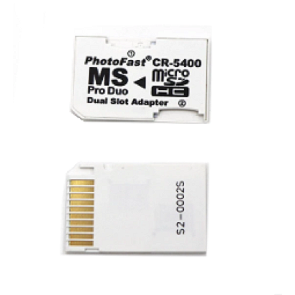 ADAPTADOR MICROSD DUAL SLOT PRO DUO CR-5400
