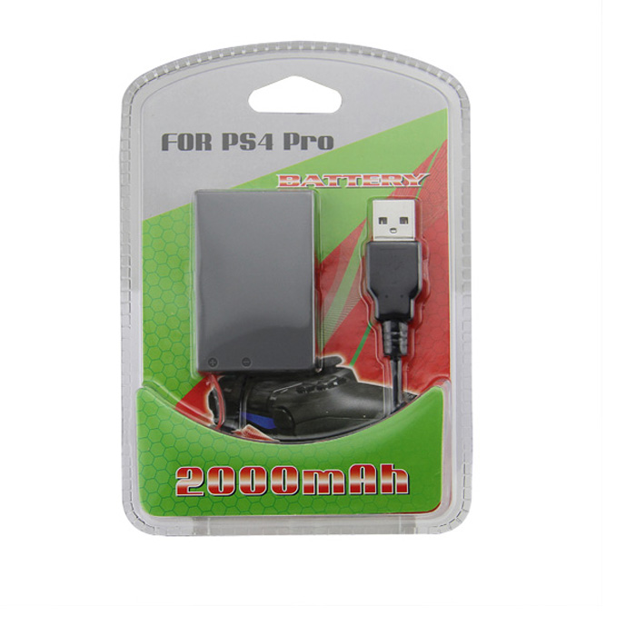 BATERIA Y CABLE PS4 PRO 2000 MAH