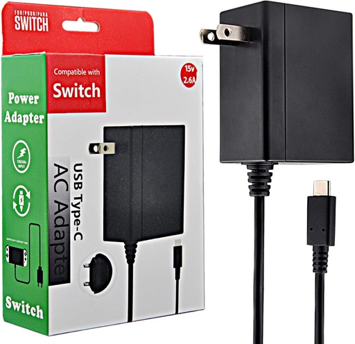 [1077] ADAPTADOR DE CORRIENTE NINTENDO SWITCH 2.6 AMP