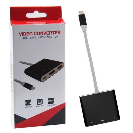 [0771] ADAPTADOR DE VIDEO NINTENDO SWITCH USB TIPO C A HDMI