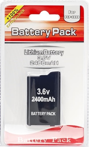 [0409] BATERIA PSP 2000/3000 2400 MAH
