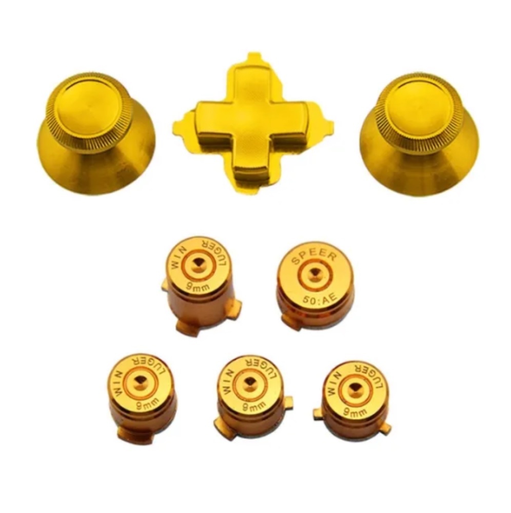 BOTONES KIT XBOX ONE 8 PCS ALUMINIO