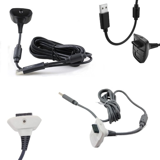 CABLE CARGA Y JUEGA XBOX 360